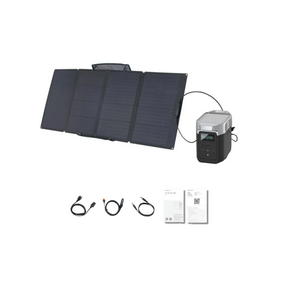 EcoFlow DELTA 2 Portable Power Station + 1 x 160W Solar Panel Inclusions