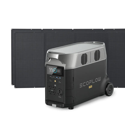 EcoFlow DELTA Pro + 2 400 Watt Portable Solar Panels