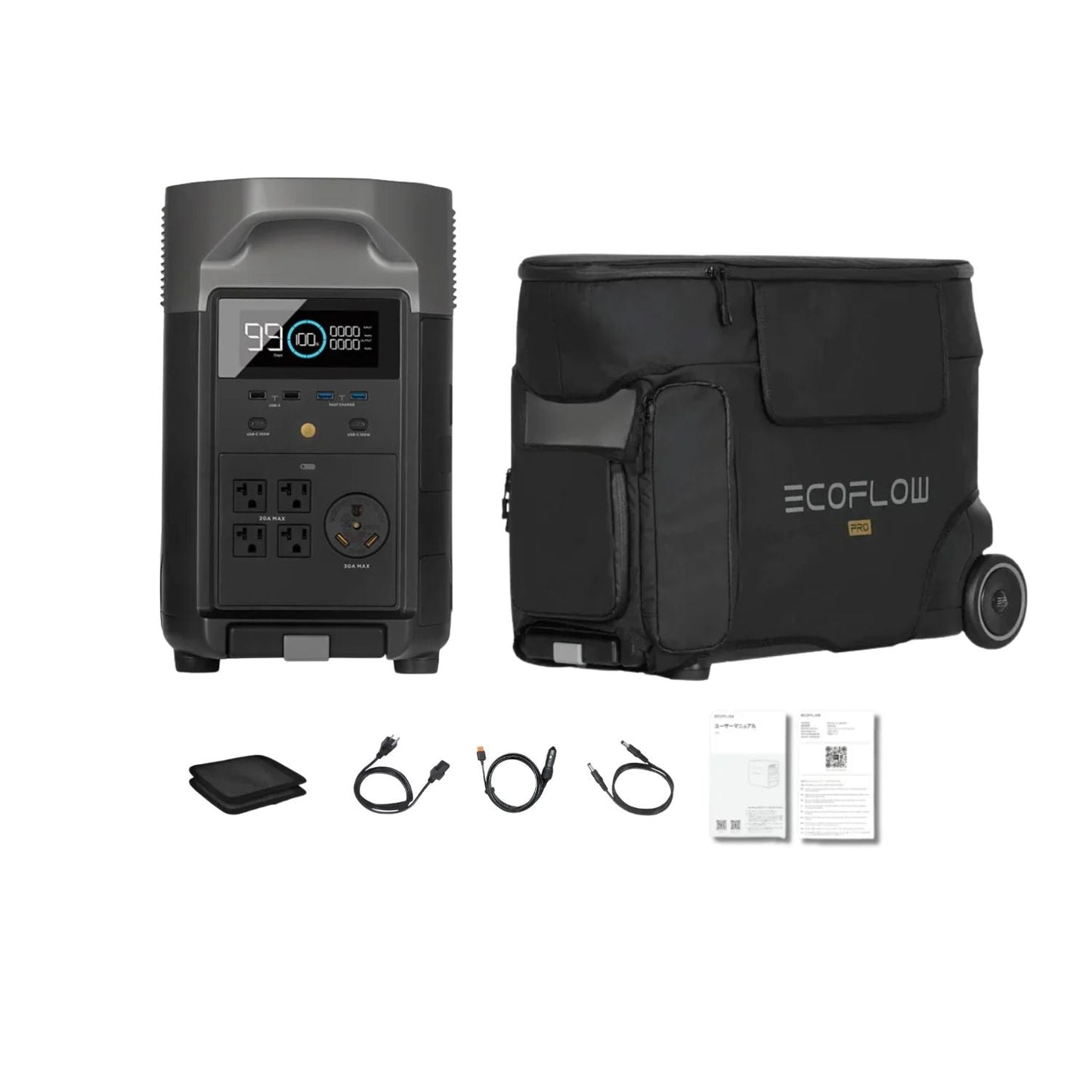 EcoFlow DELTA Pro Portable Power Station With Free Bag
