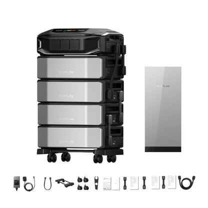 EcoFlow DELTA Pro Ultra X Whole-Home Backup | 6144Wh | 12kW | 10kW Solar Input