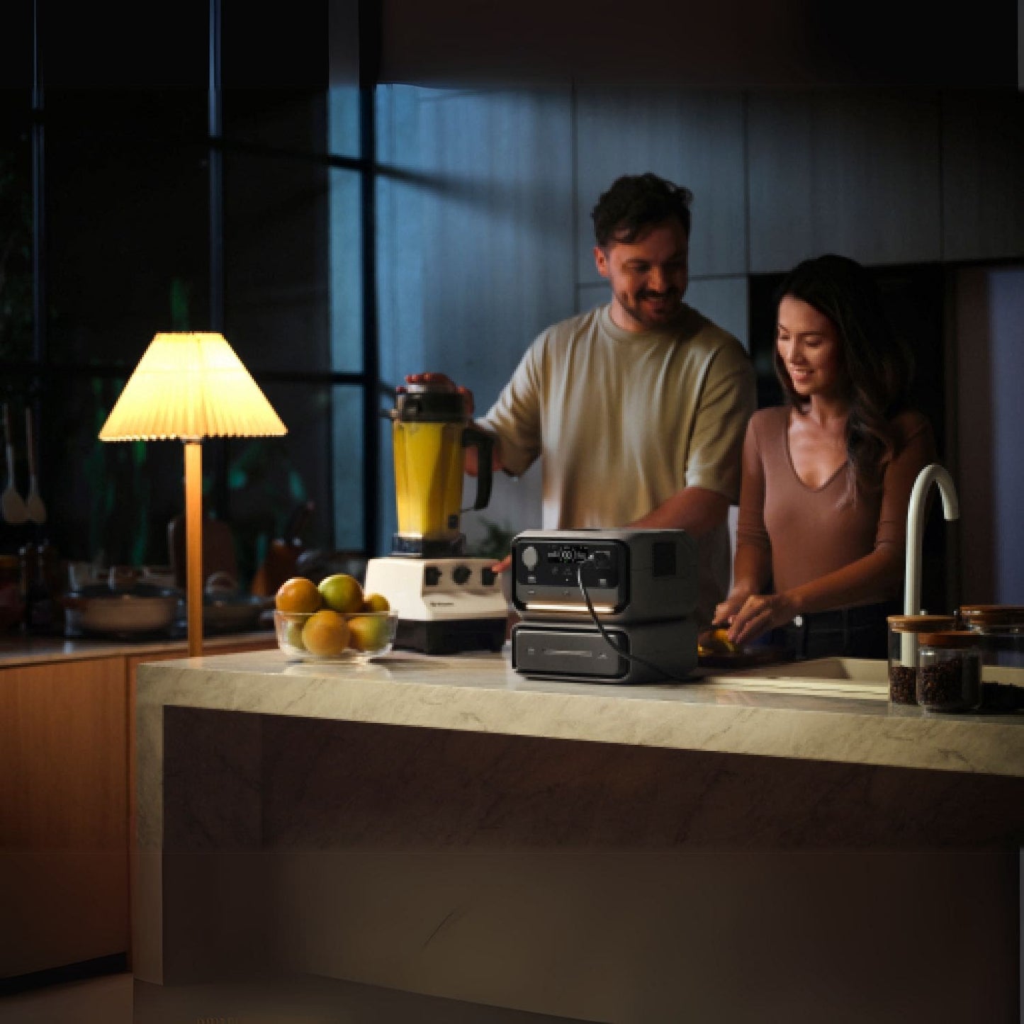 EcoFlow RIVER 3 Max Portable Power Station in the kitchen