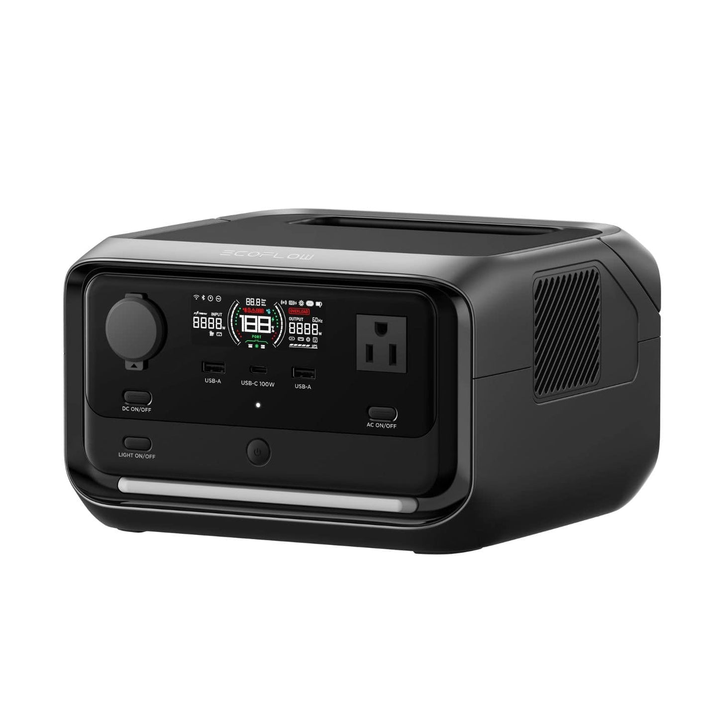 EcoFlow RIVER 3 Plus Portable Power Station Left View