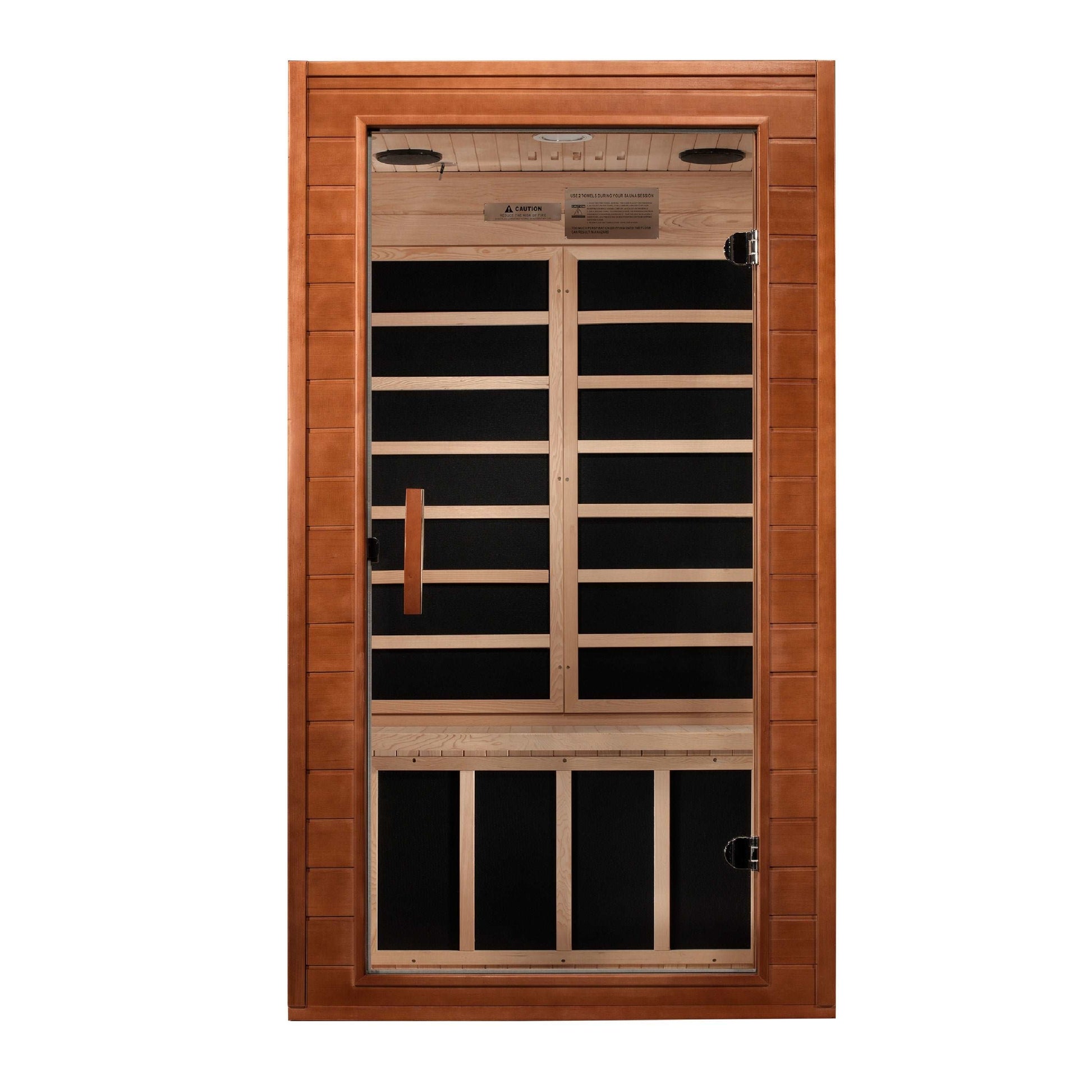 Front View of Dynamic Saunas Avila Elite Far Infrared Sauna