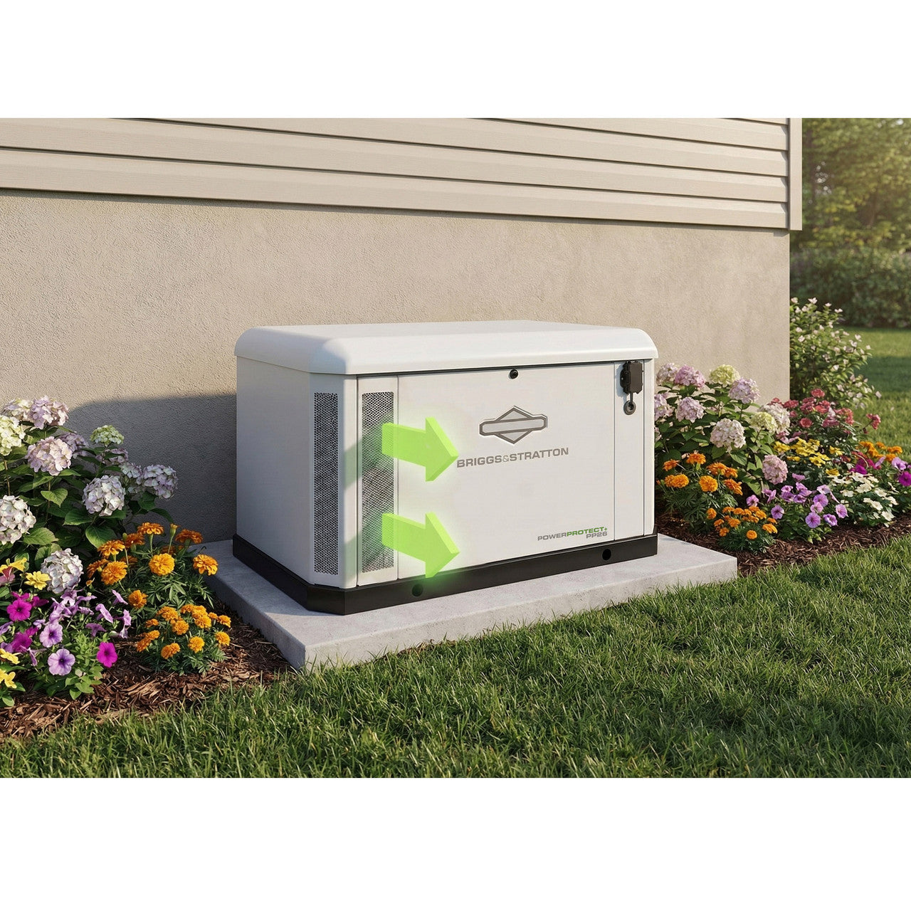 Briggs & Stratton 040765 18kW PowerProtect+ Generator with 200A SE Transfer Switch