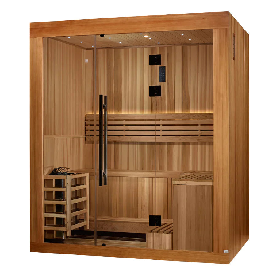 Golden Designs Copenhagen 3-Person Traditional Indoor Sauna