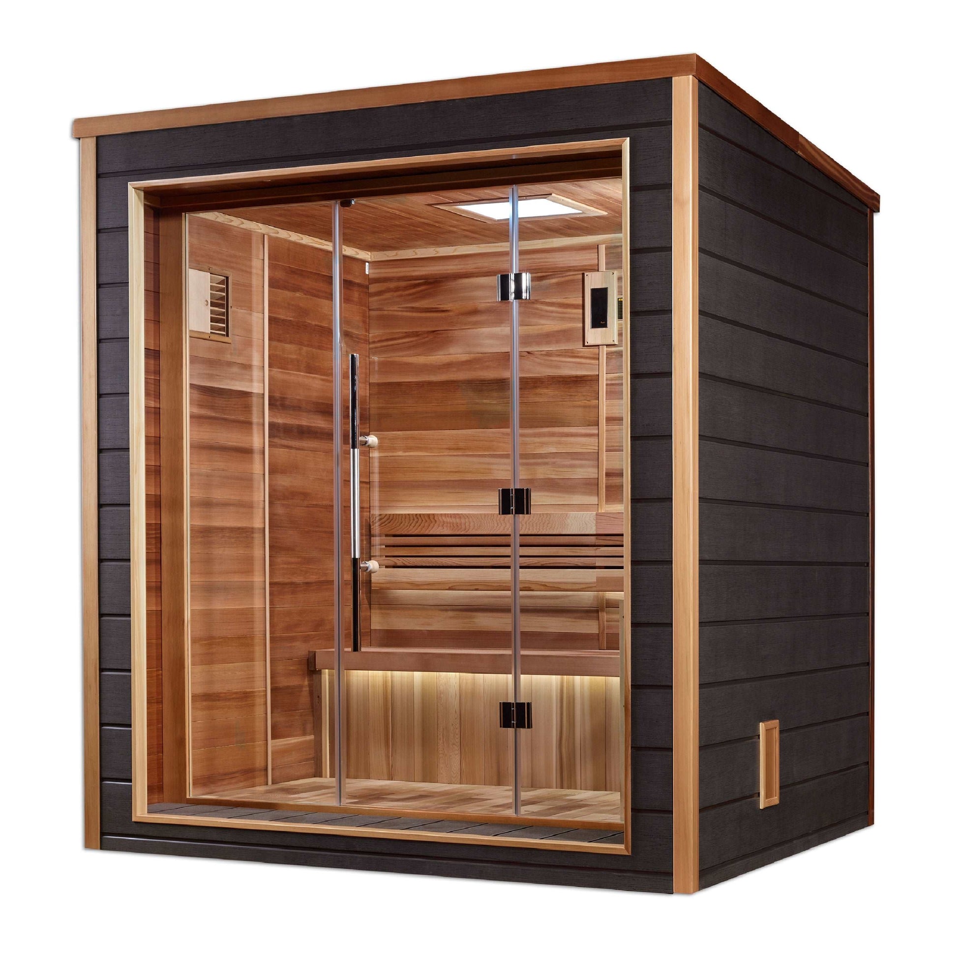 Golden Designs Drammen 3 Person Traditional Sauna 2