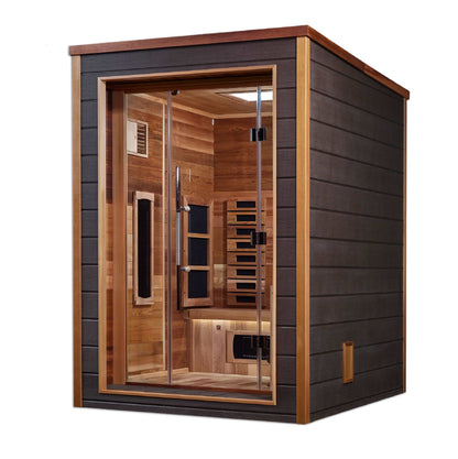 Golden Designs Nora 2 Person Hybrid Sauna GDI-8222-01