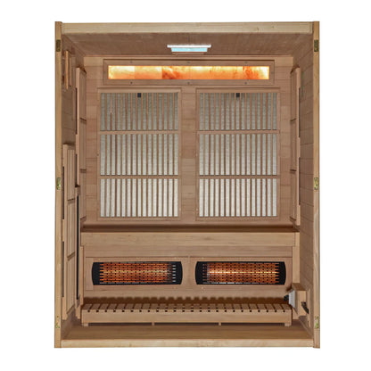 Golden Designs Soria 3-Person Hybrid Indoor Sauna