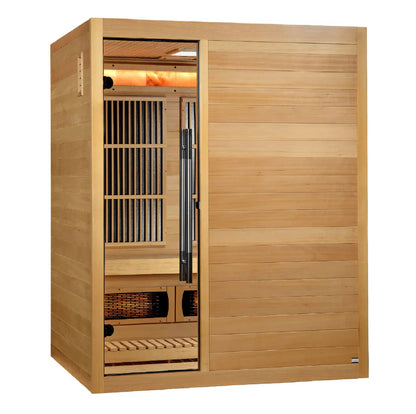Golden Designs Soria 3-Person Hybrid Indoor Sauna