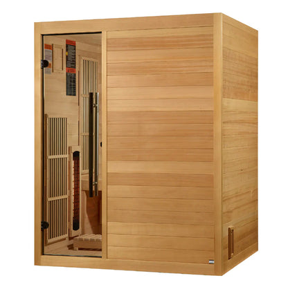 Golden Designs Soria 3-Person Hybrid Indoor Sauna