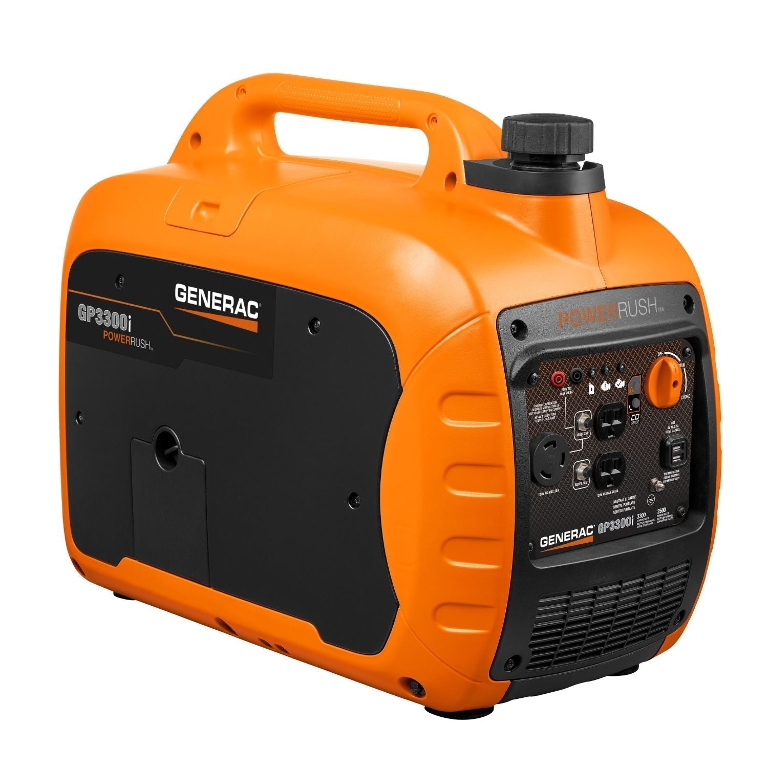 Generac 3300i Portable Inverter Generator right side view