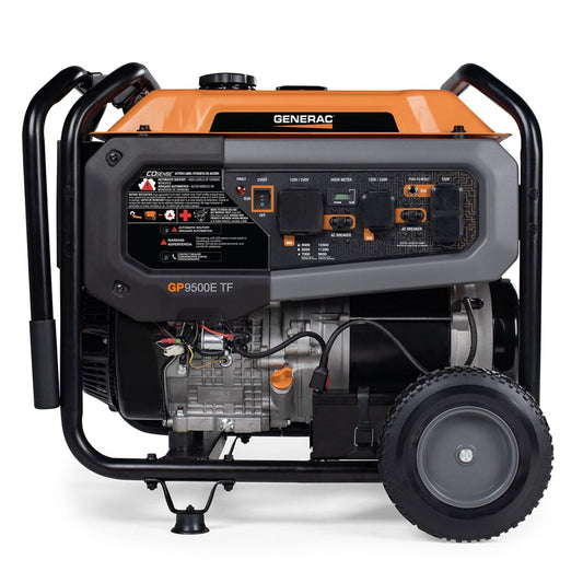 Generac GP9500E Tri Fuel Portable Generator 49ST Side View