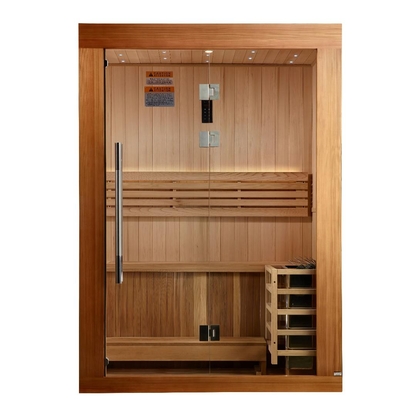 Golden Designs Sundsvall Edition 2 Person Traditional Sauna