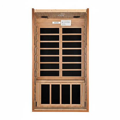 Interior View of Dynamic Saunas Avila Elite At Home Infrared Sauna
