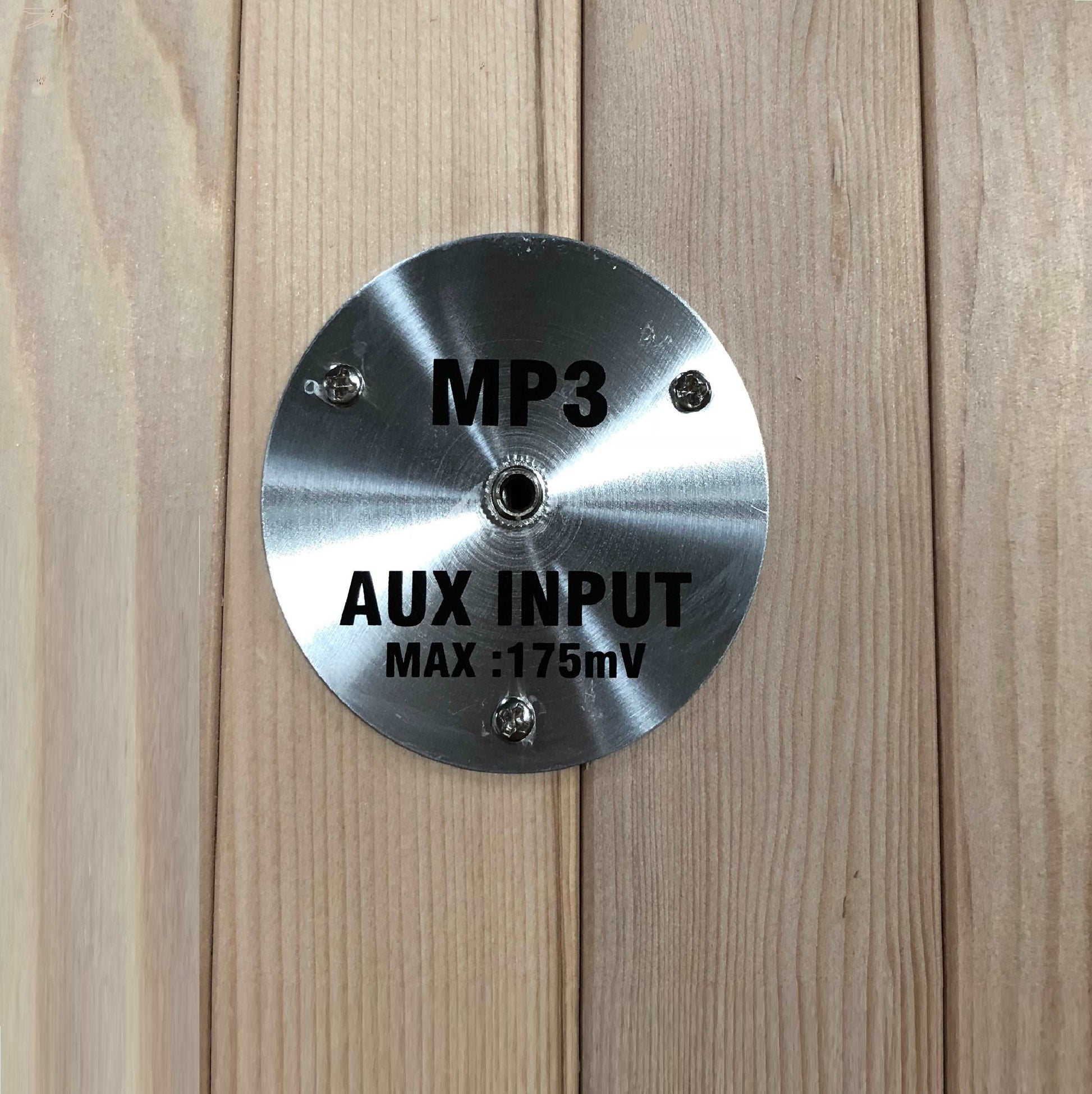 Dynamic Saunas Avila Low EMF Infrared Sauna DYN-6103-01 Auxiliary Connection