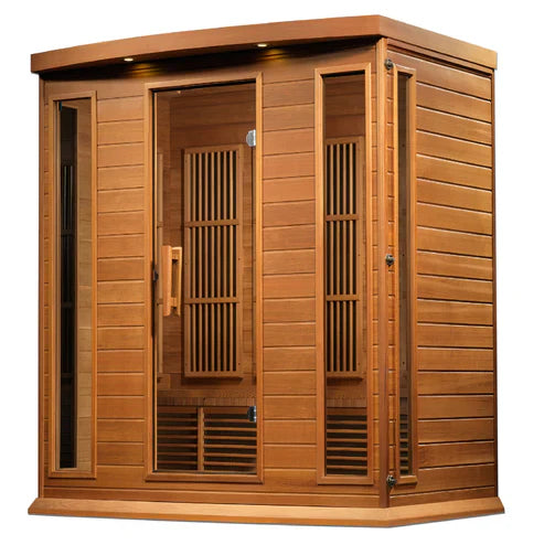 Maxxus Saunas 4-Person Red Cedar Far Infrared Sauna