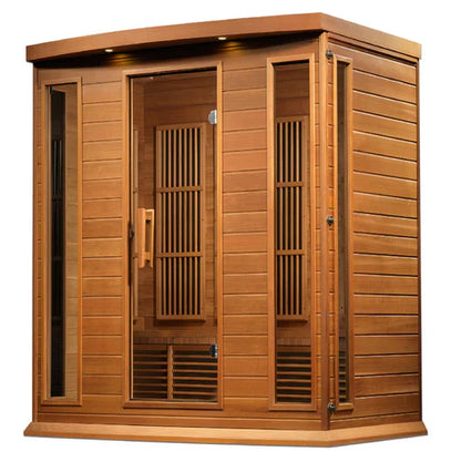 Maxxus Saunas 4-Person Red Cedar Far Infrared Sauna