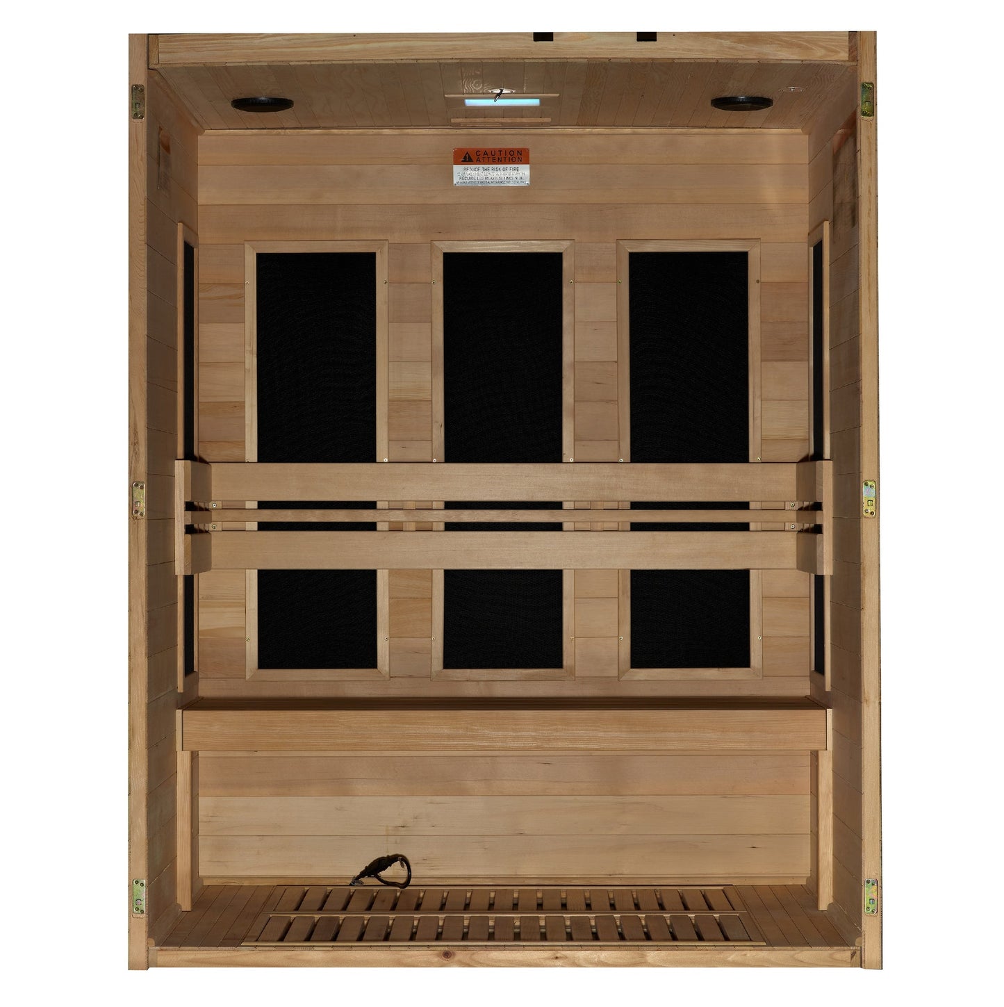 Dynamic Toscana 3-Person Low EMF Far Infrared Sauna back