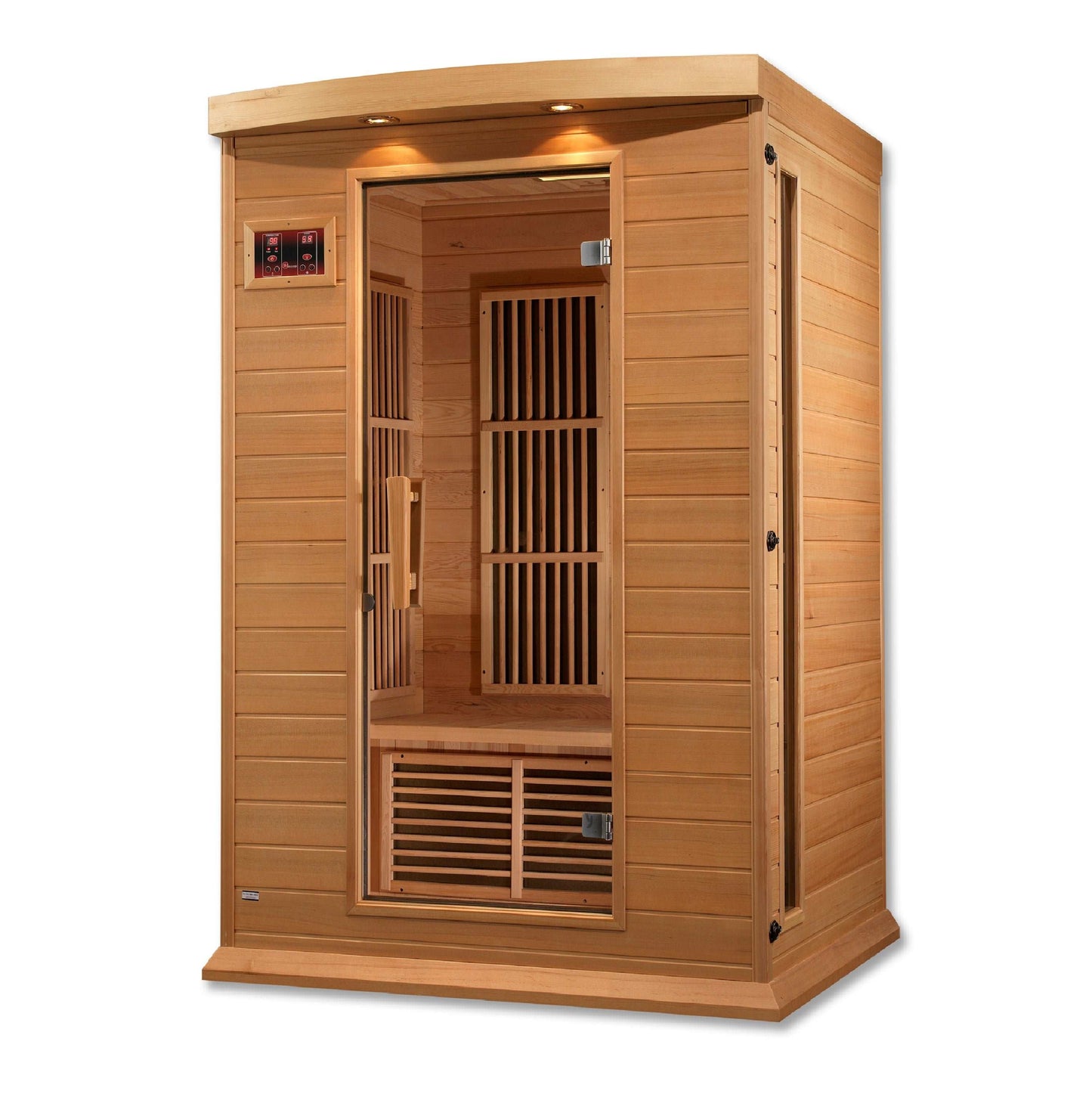 Maxxus 2 Person Low EMF Far Infrared Sauna MX-K206-01 Right Side View on white background