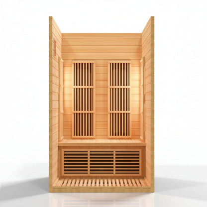 Maxxus "Seattle" 2 Person FAR Infrared Sauna MX-J206-01 Inside