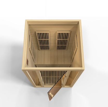 "Seattle" 2 Person FAR Infrared Sauna MX-J206-01-ZF Elite