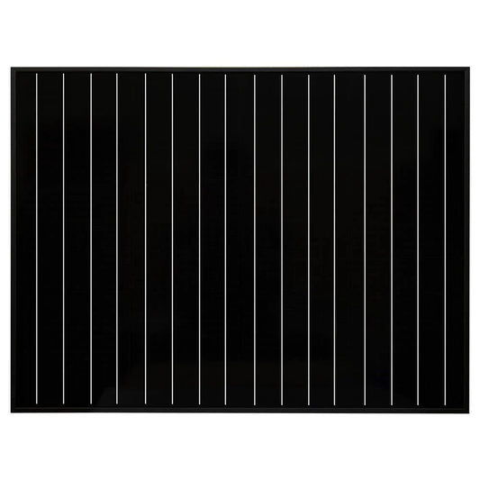 RICH SOLAR MEGA 50 Watt Solar Panel Black Front View