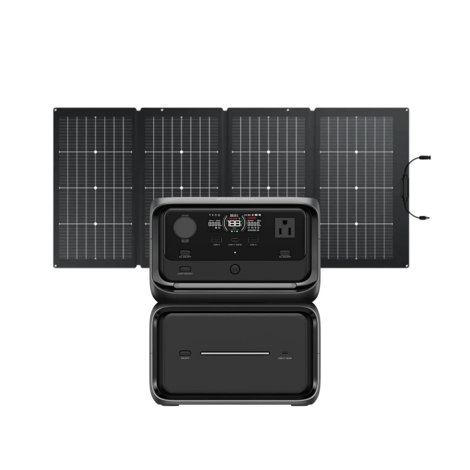 
RIVER 3 Max Plus  +  RIVER 3 Plus + Extra Battery 600 + 220W Bifacial Solar Panel