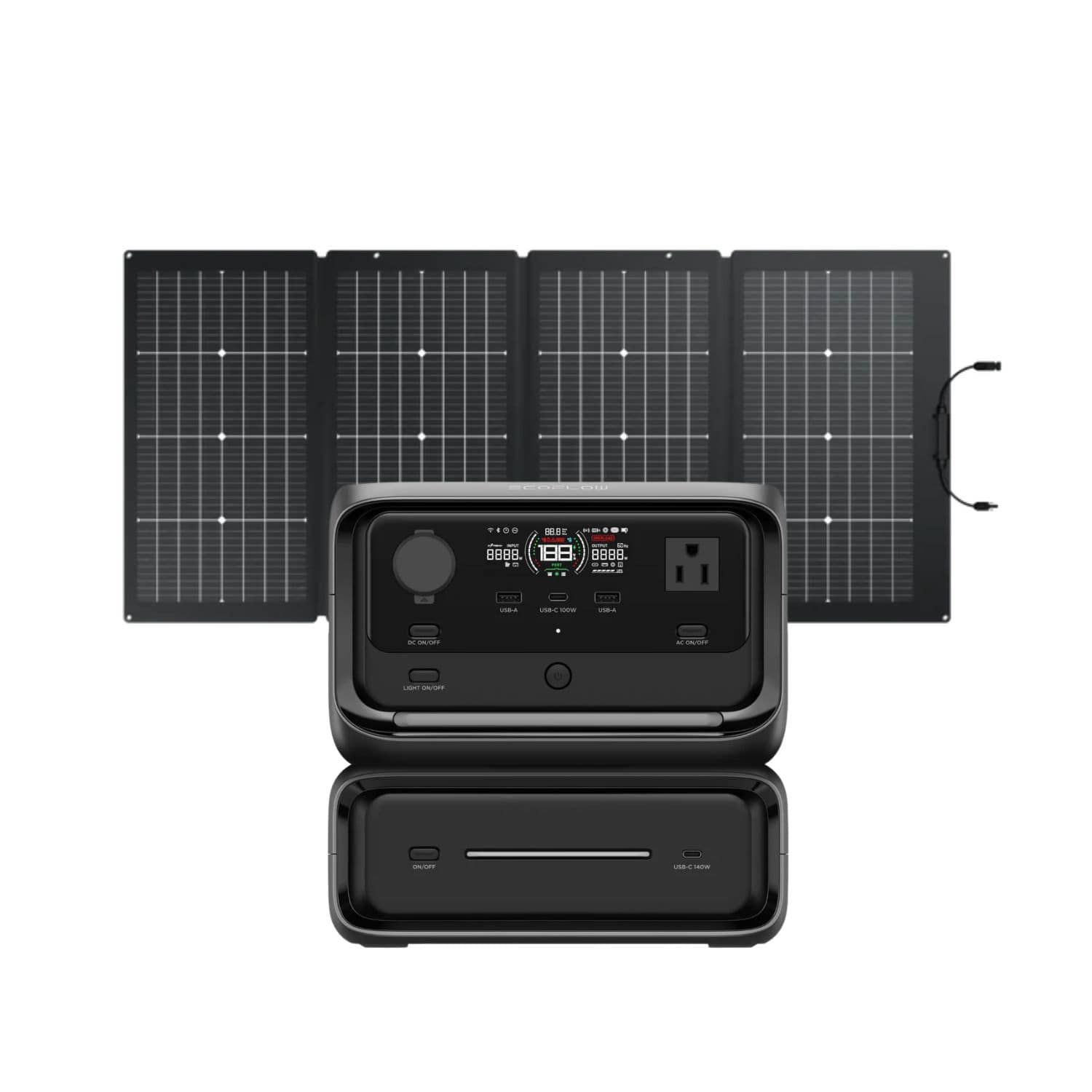 RIVER 3 Max + RIVER 3 Plus + Extra Battery 300 + 220W Bifacial Solar Panel