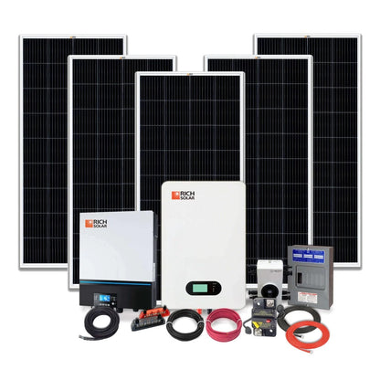Rich Solar 1000W 48V 120VAC Cabin Kit