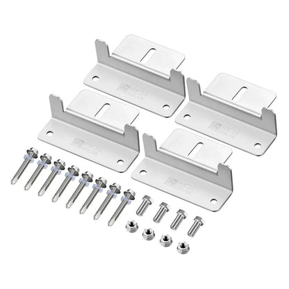 Rich Solar 1000W 48V 120VAC Cabin Mounting Hardware Z Brackets