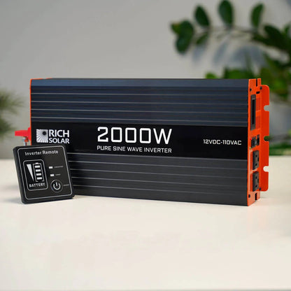 Rich Solar 2000 Watt Industrial Pure Sine Wave Inverter With Background