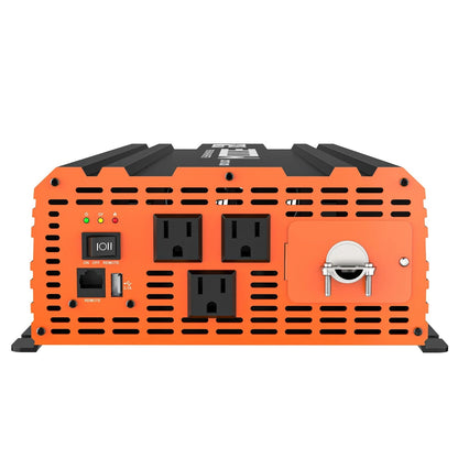Rich Solar 3000 Watt 24 Volt Industrial Pure Sine Wave Inverter Power Side View