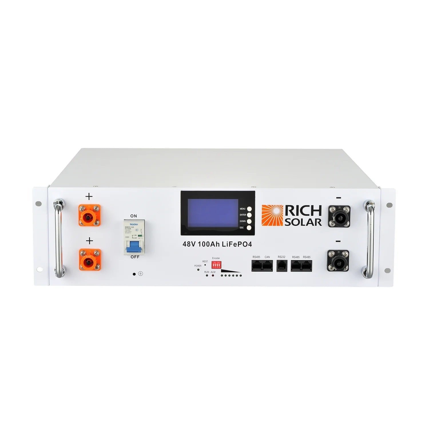Rich Solar Alpha 5 Server Lithium Iron Phosphate Battery Front View