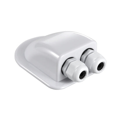Rich Solar Cable Entry Housing Left Side View White