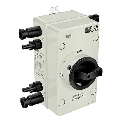 Rich Solar Solar PV DC Quick Disconnect Switch 1200V 32 Amps Left View