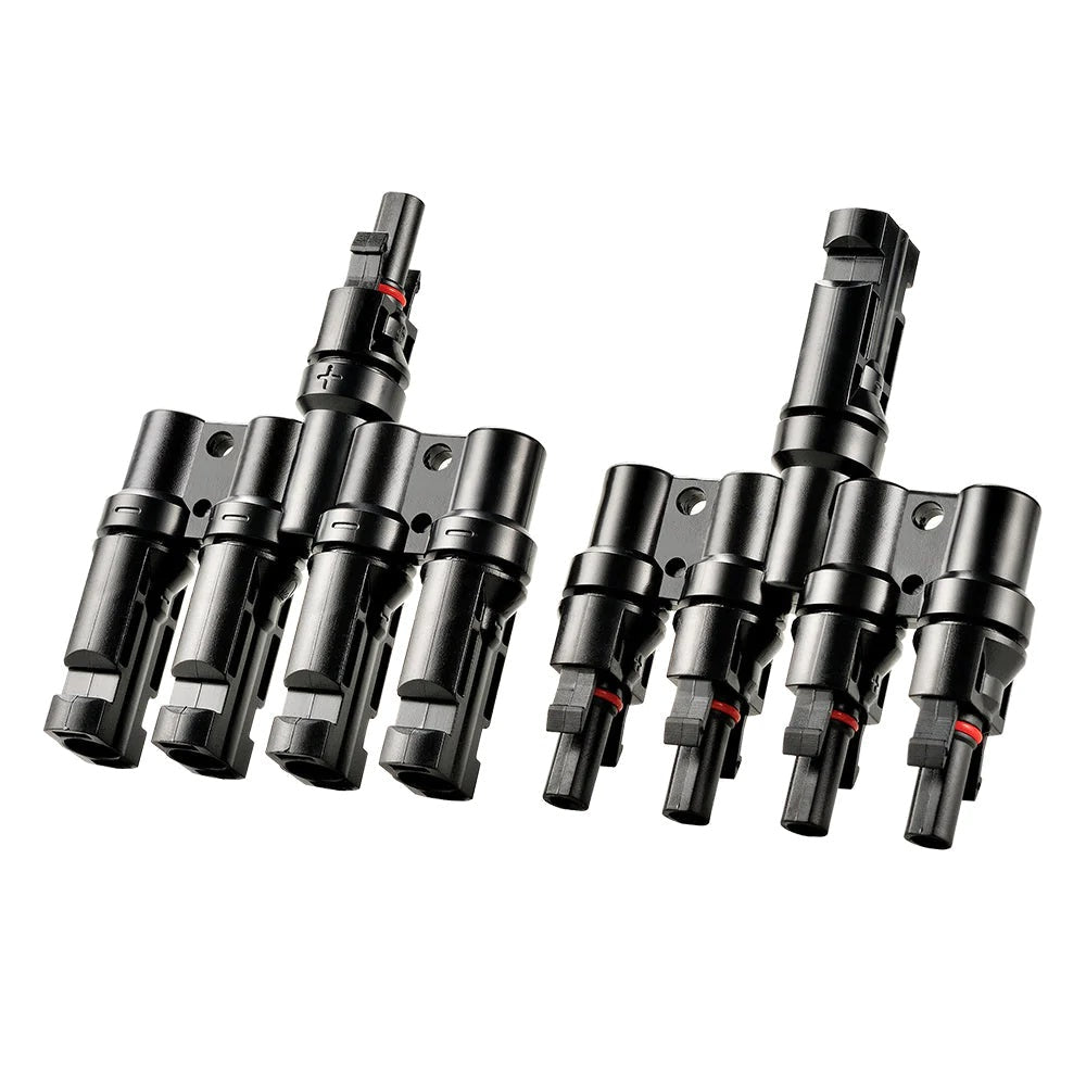 Rich Solar Y Branch Parallel Connectors 4 to 1 Right Side View