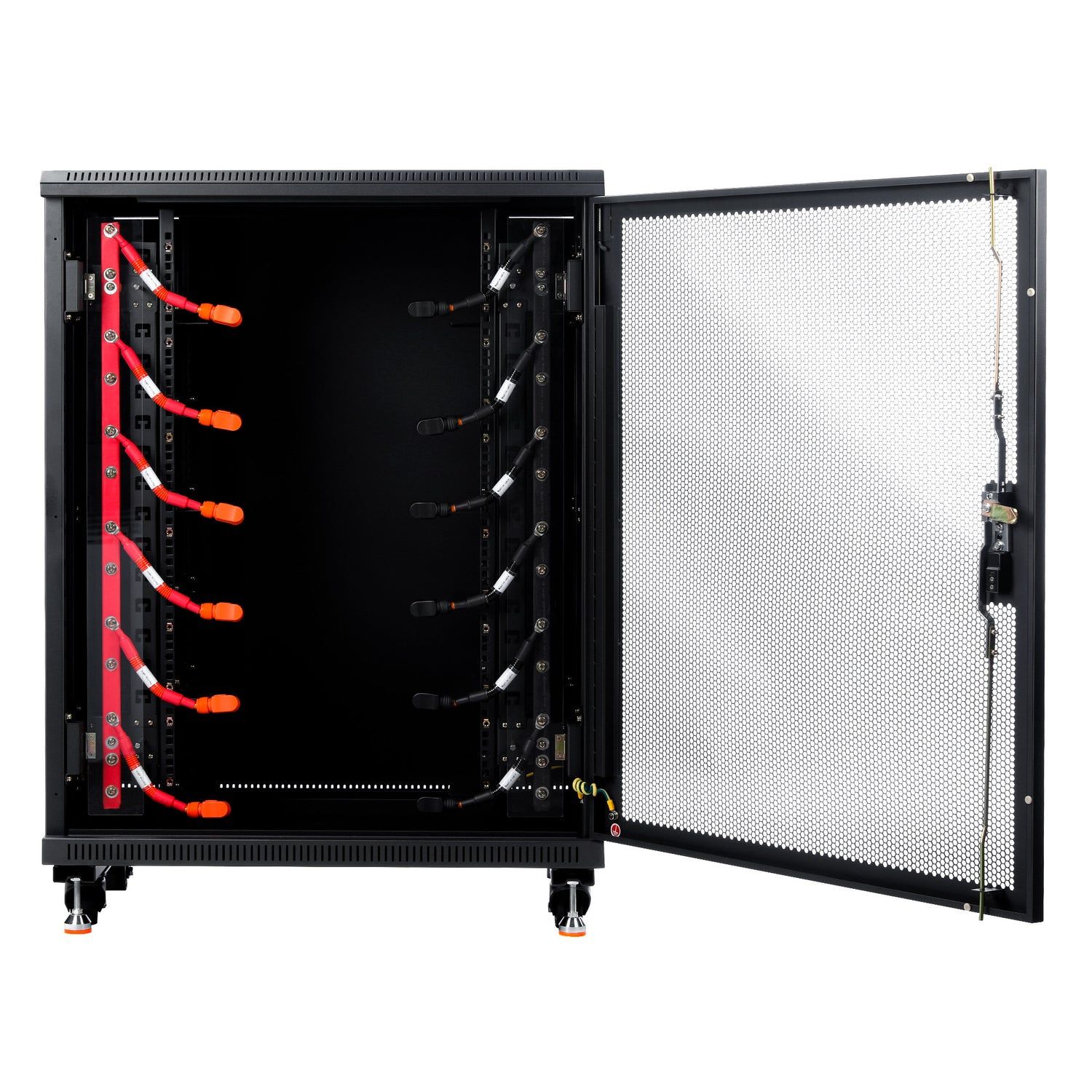 Rich Solar Battery Server Rack Front View