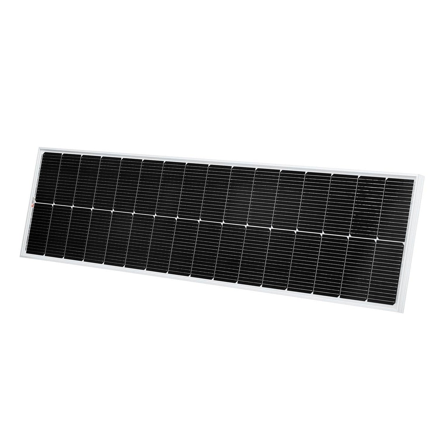 Rich Solar MEGA 130 Watt Slim Solar Panel front view in a horizontal position