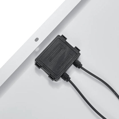 Rich Solar MEGA 200 Watt 12 Volt Monocrystalline Solar Panel Silver close up view