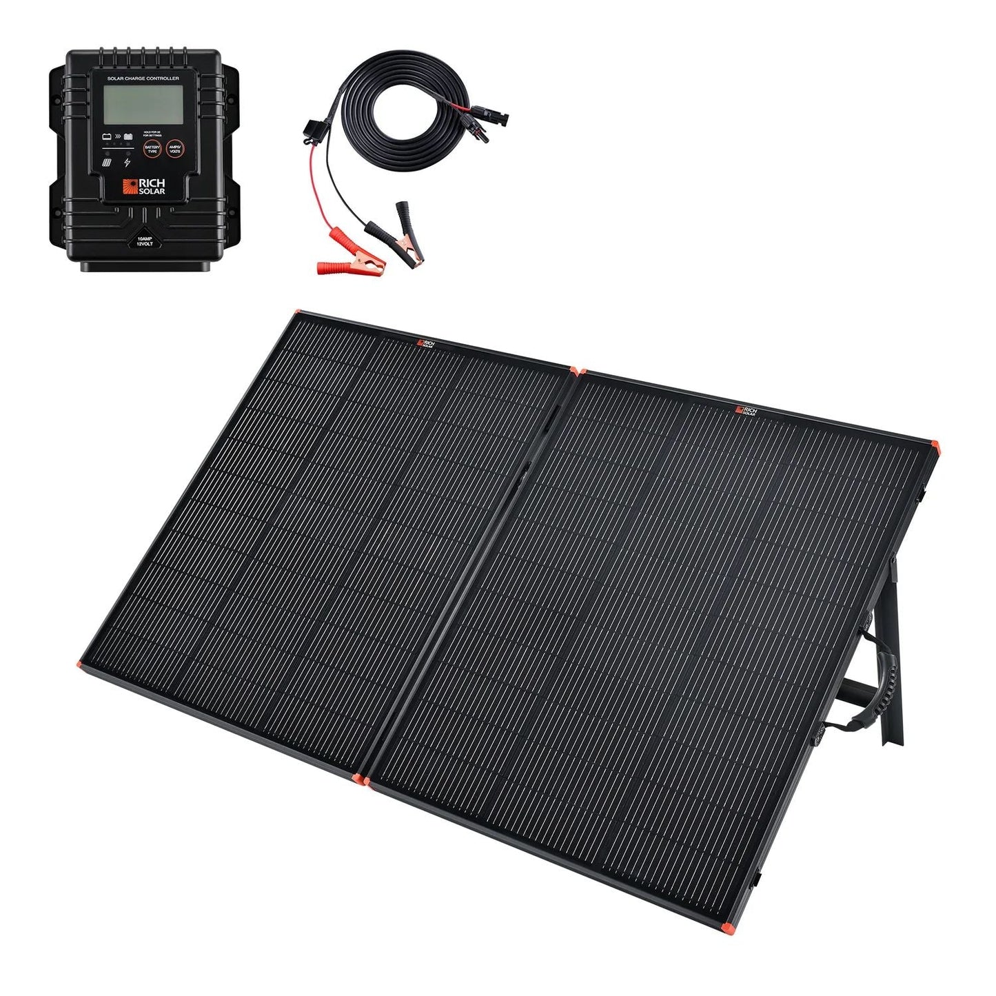 Rich Solar MEGA 200 Watt Briefcase Portable Solar Charging Kit