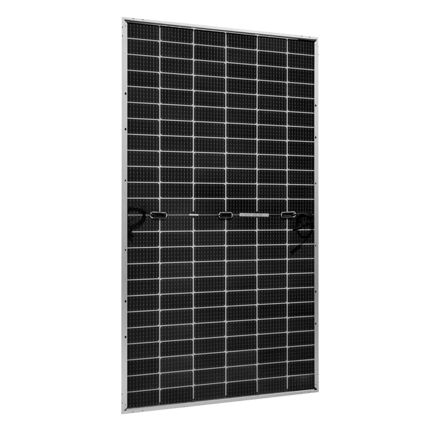 Rich Solar MEGA 600 BIFACIAL Watt Bifacial Solar Panel back view
