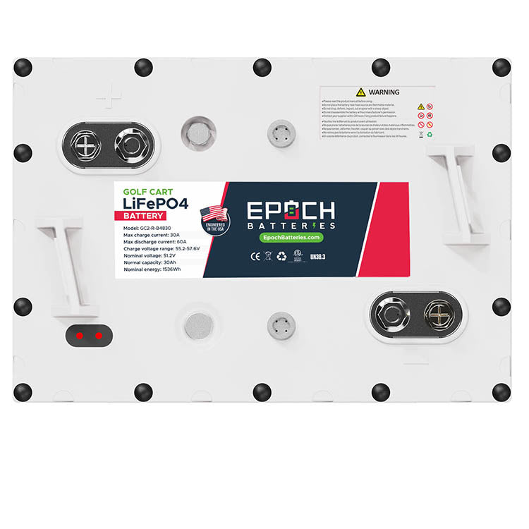 Epoch Batteries 48V 60Ah Ryobi Electric Lawn Mower Replacement Lithium Battery Kit