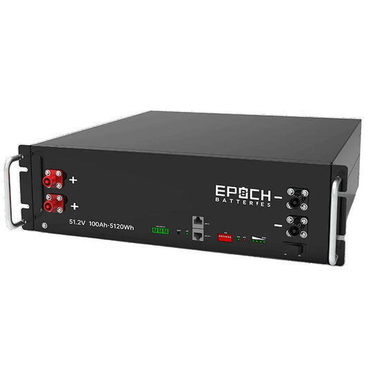 Epoch Batteries 48V 100Ah 5.12kWh Self-Heating Server Rack Lithium Battery