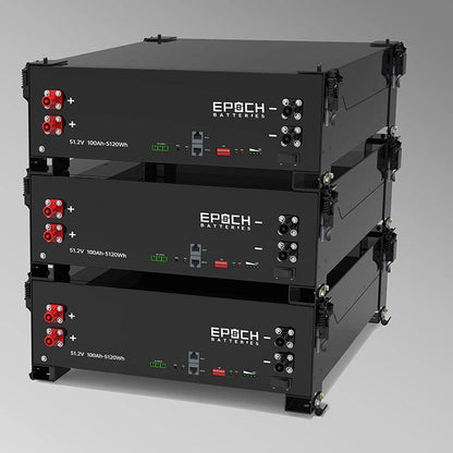 Epoch Batteries 48V 100Ah 5.12kWh Self-Heating Server Rack Lithium Battery