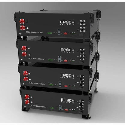 Epoch Batteries 48V 100Ah 5.12kWh Self-Heating Server Rack Lithium Battery