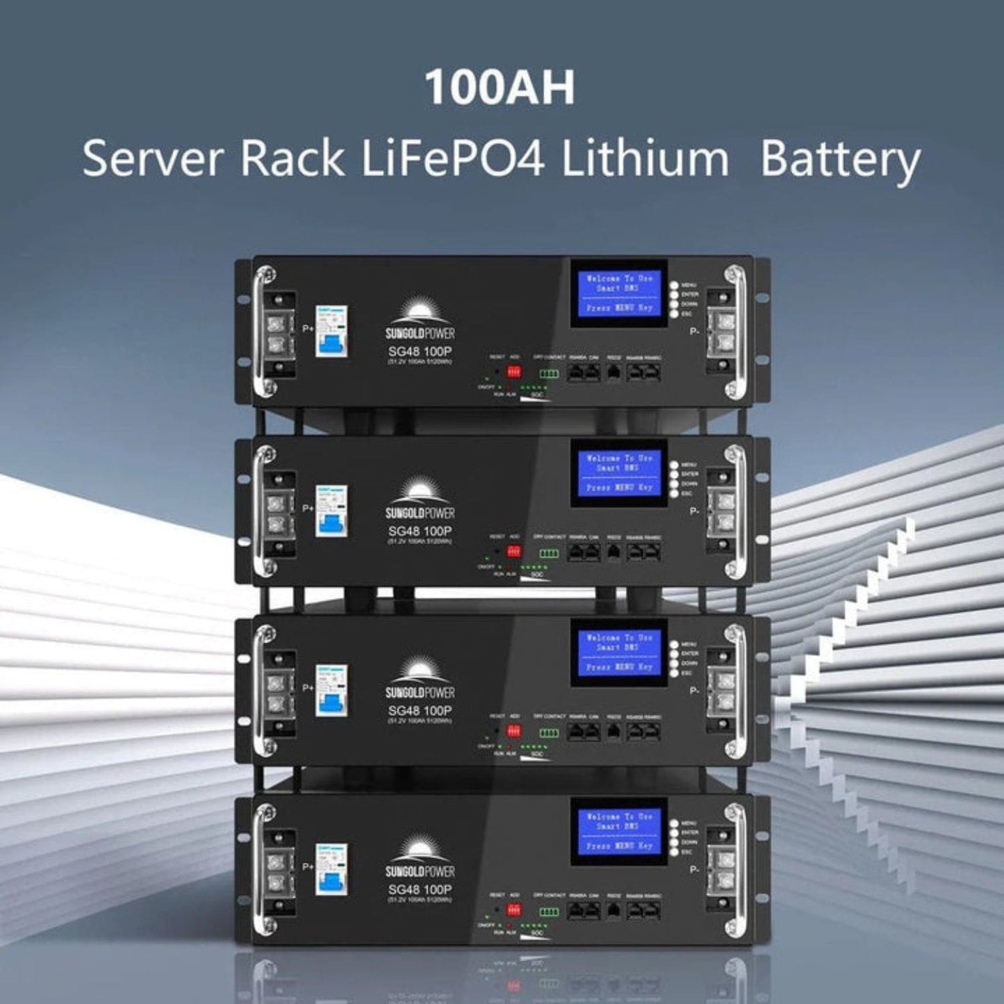 SunGold Power 100AH Server Rack Lithium Battery