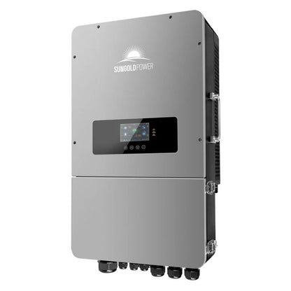 SunGold Power 10KW Hybrid Inverter 48V Split Phase Grid Feedback Batteryless