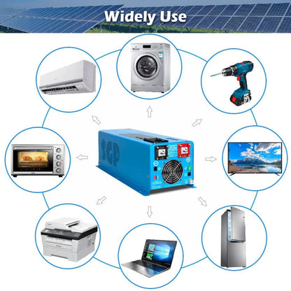 SunGold Power 4000W DC 24V Split Phase Pure Sine Wave Inverter With Charger - widely use 