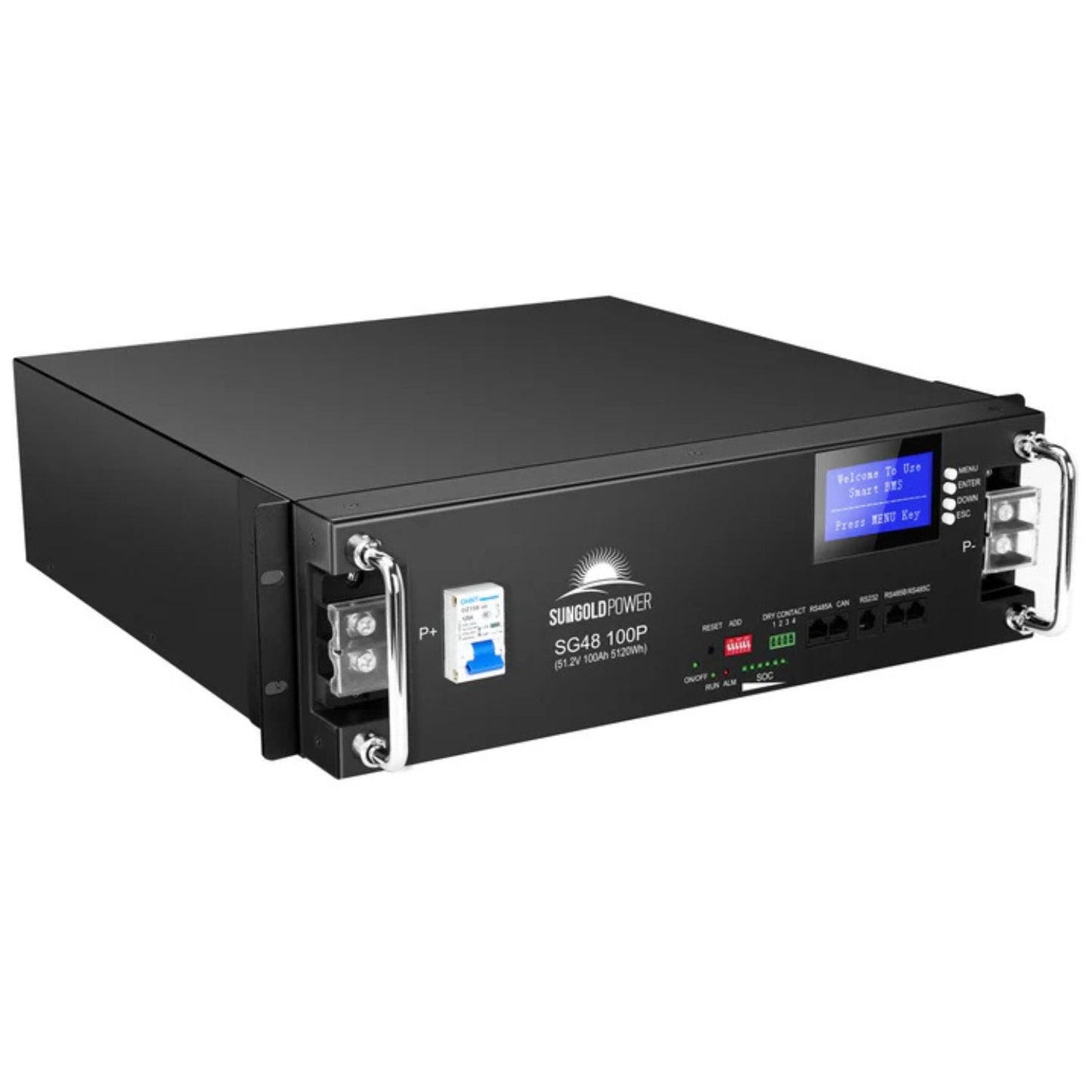 SunGold Power 51.2V 100AH Server Rack Lifepo4 Lithium Battery