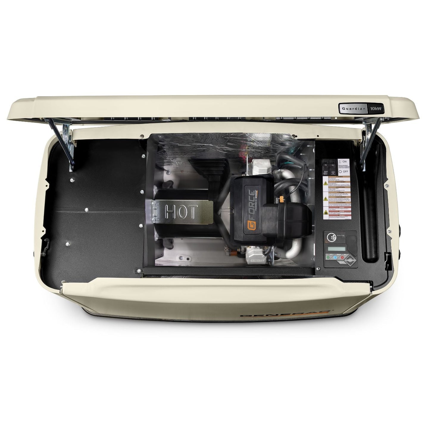 Top view of Generac 10kW Standby Generator